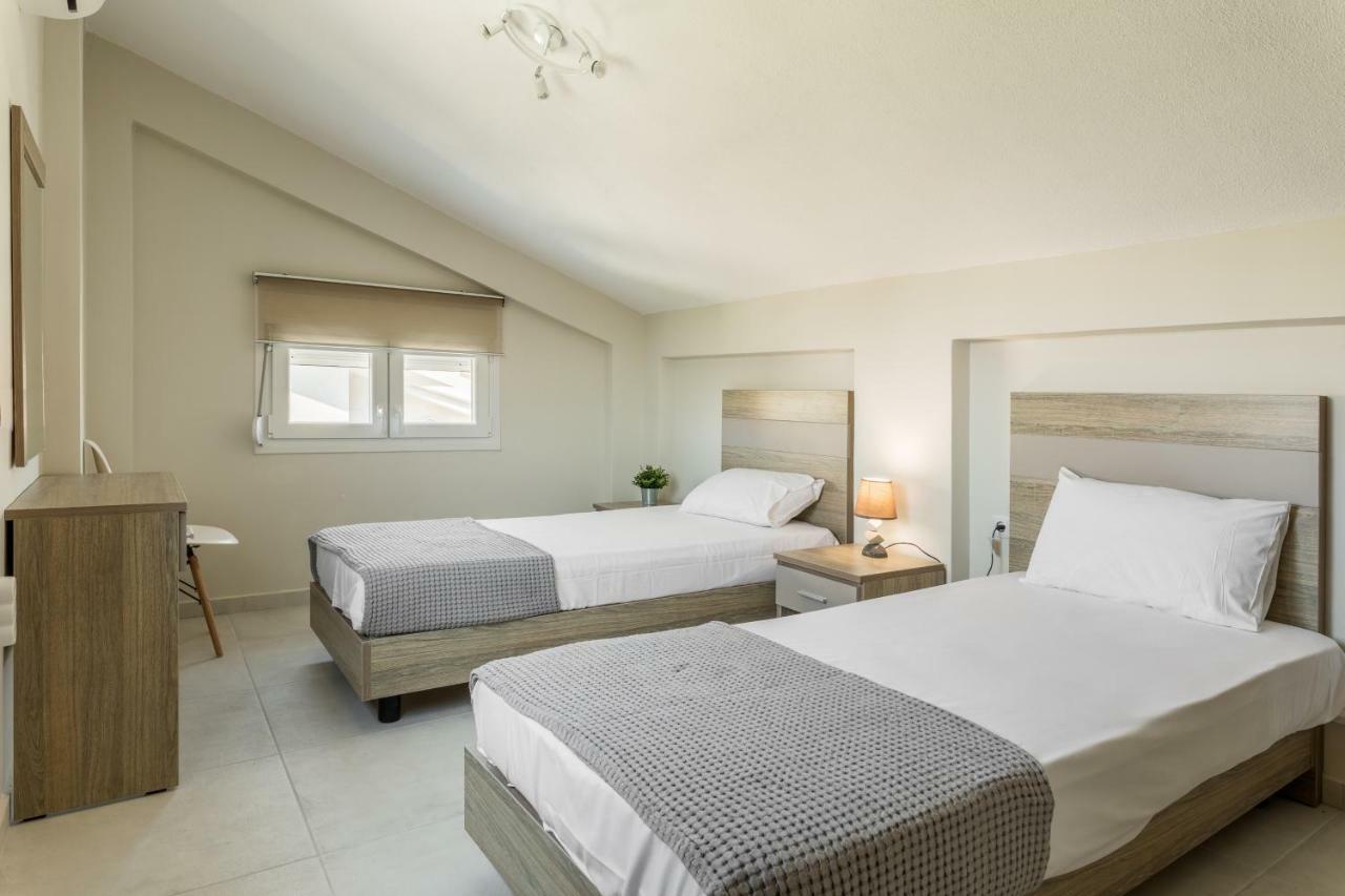 V Luxury Apartments Siviri Ngoại thất bức ảnh